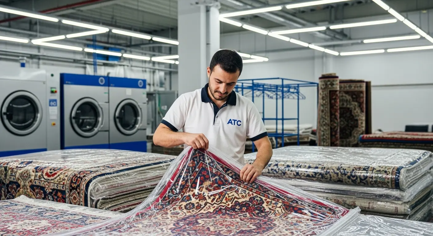 Halı paketleme ve teslim – ATC Halı Yıkama
